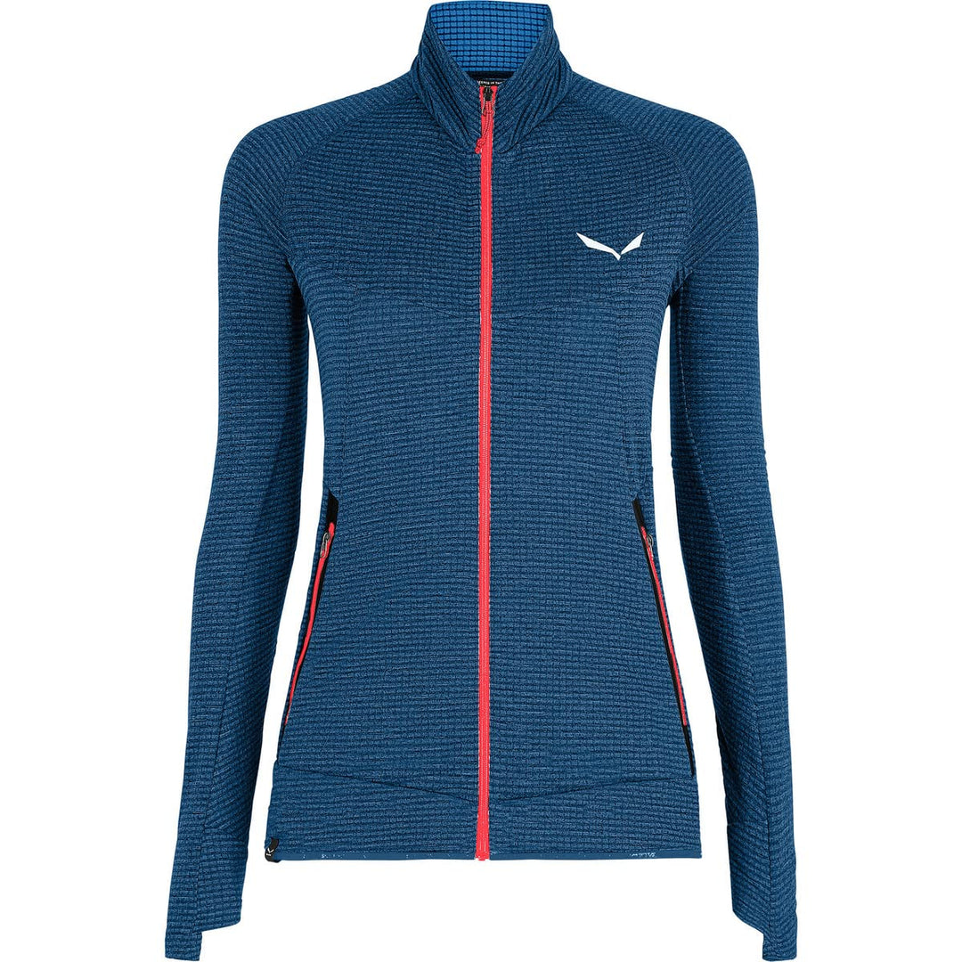 SALEWA Damen PEDROC PL R W FZ Fleecejacken 36 Navy Blazer Melange/6080, 36 Navy Blazer Melange/6080