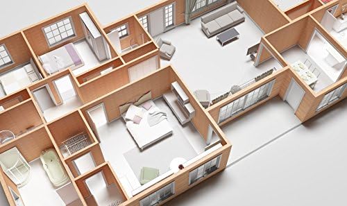 Sweet Home 3D Wohnungsplaner - mit zusätzlichen 1.100 3D Modelle und gedrucktem Handbuch, ideal für