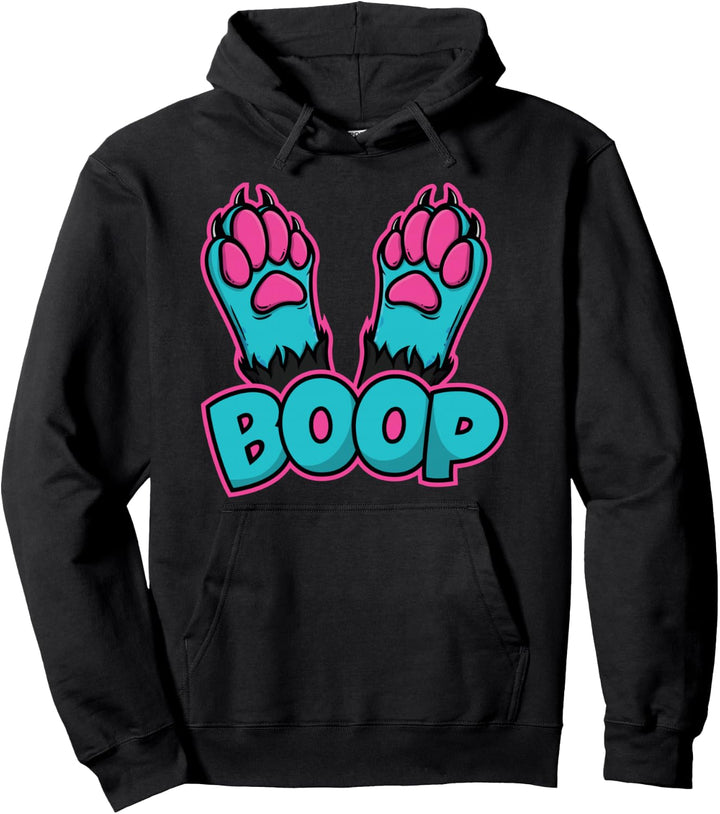 Furry Fursona Fandom Toe Bohnen Füsse Boop Pullover Hoodie
