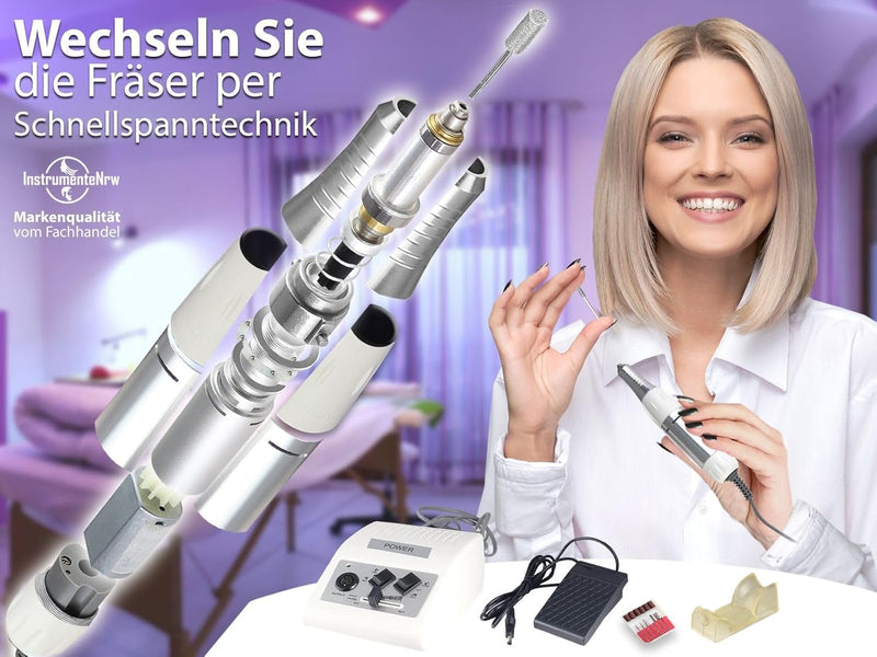 Fusspflegegerät mit Fusspflege-Koffer