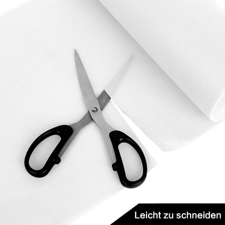 Tischdeckenrolle, 1 × 25M, Weiss, Einweg Vlies Stoffähnlich Tischdecke Rolle, Meterware Tischtuchrol