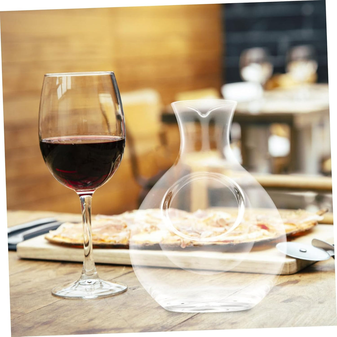 DOITOOL Karaffe Japanischer Stil 300 ml Kristallglas mit Schrägöffnung für Weinpräsentation und Wein