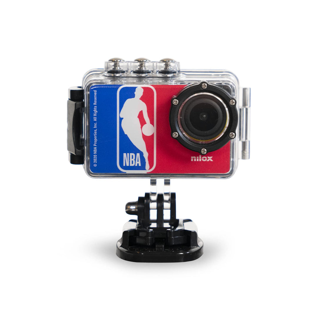 Nilox, NBA Action Cam WiFi Action Kamera mit Auflösung 4K/30fps Electronic Image Stabilization, 2 Zo