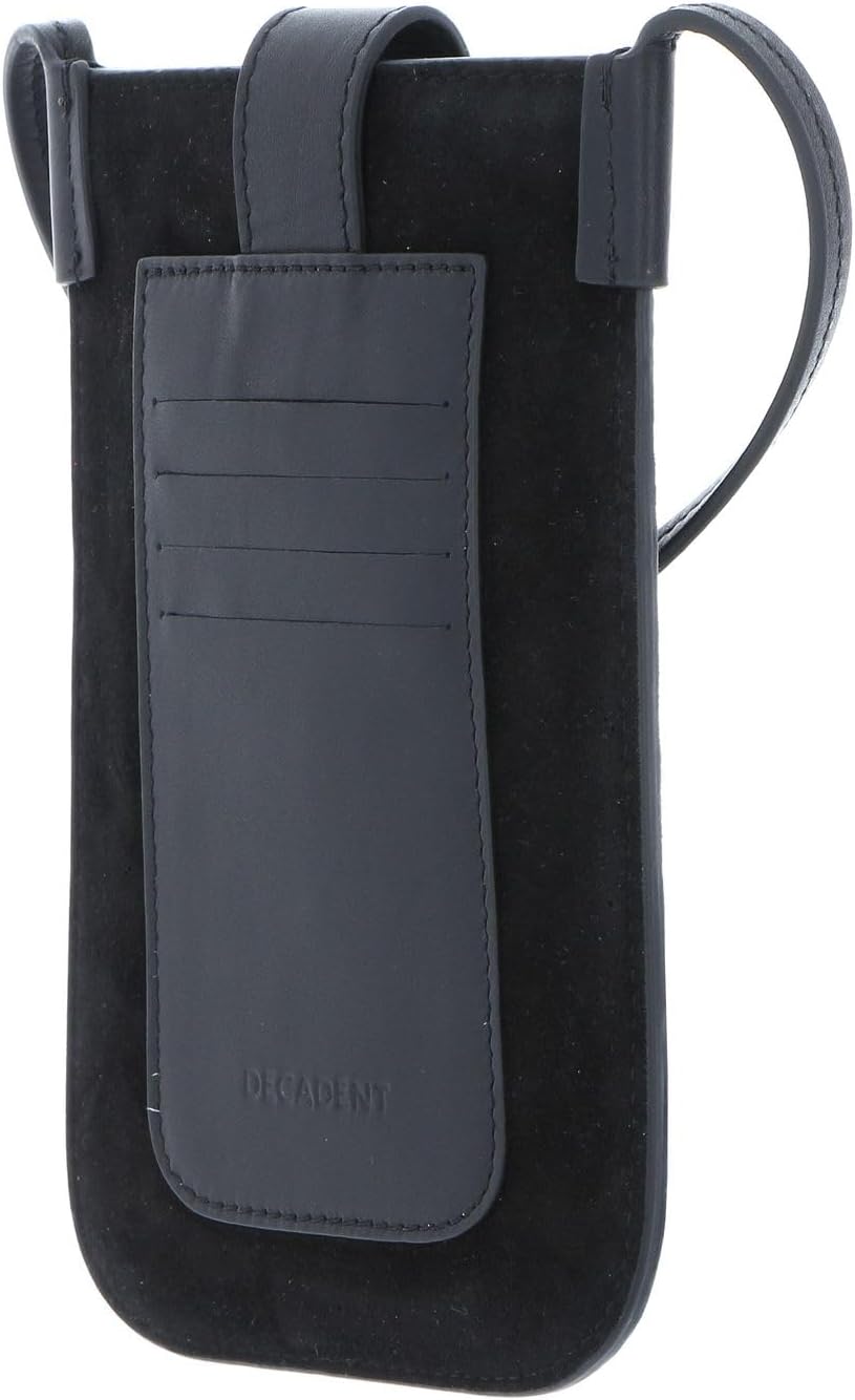DECADENT Fiona Mobile Bag Suede Black