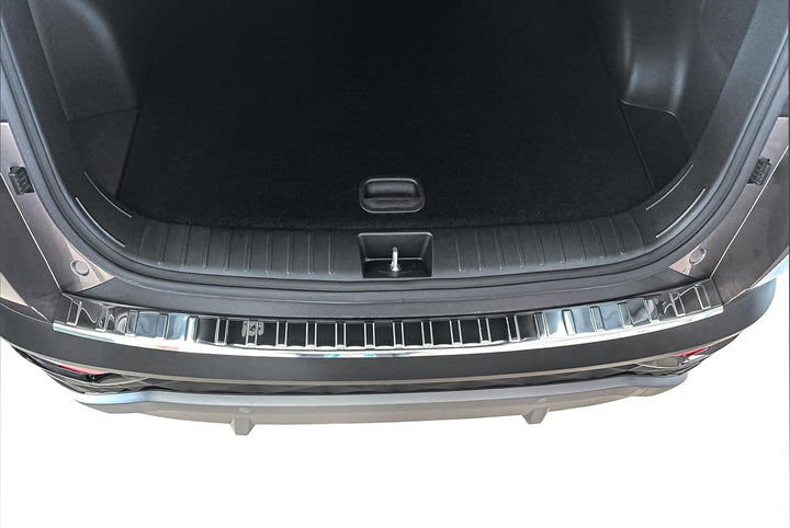 RECAMBO Ladekantenschutz Edelstahl Chrom Look - kompatibel für Hyundai Tucson | Typ NX4 | BJ ab 2020
