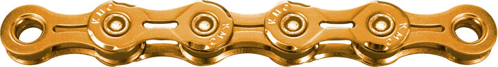 KMC Unisex – Erwachsene Ti-N X11EL 11-Fach Kette 1/2" x11/128, 118 Glieder, Gold gold Single, gold S