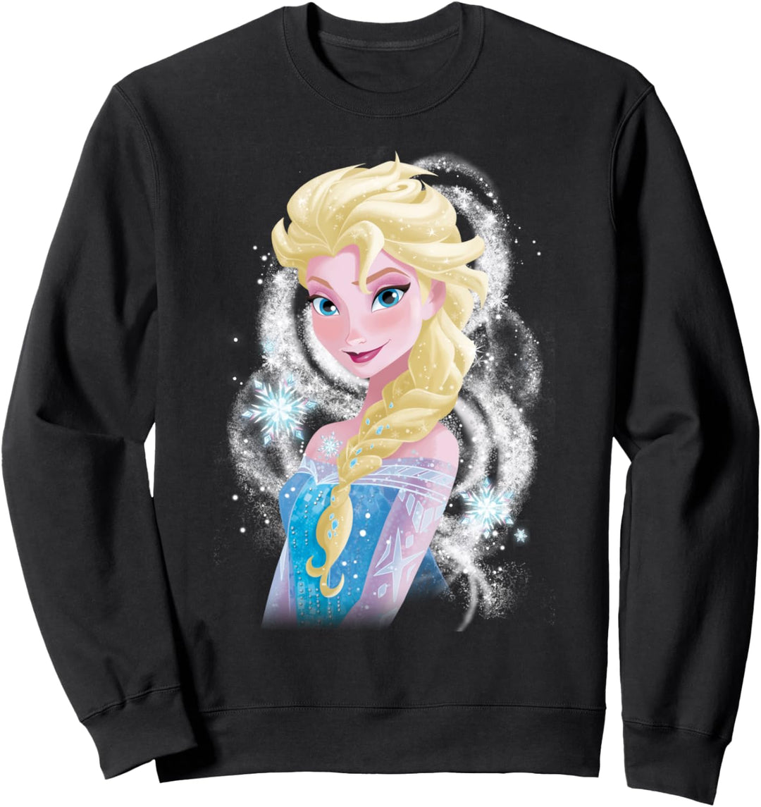 Disney Frozen Elsa Ice Swirl Portrait Sweatshirt