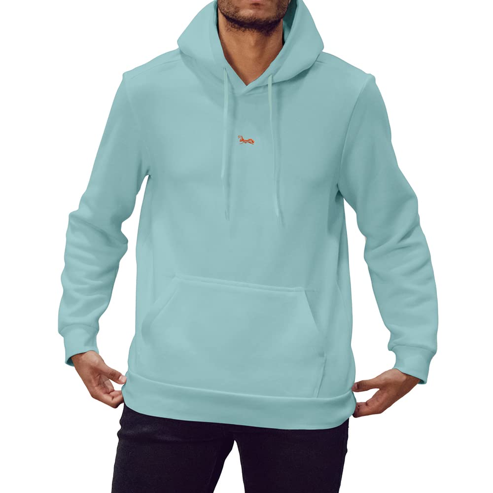 strongAnt Herren Hoodie Baumwolle Kapuzenpullover mit Bauchtasche Sweatshirt Pullover Sweatjacke Lan