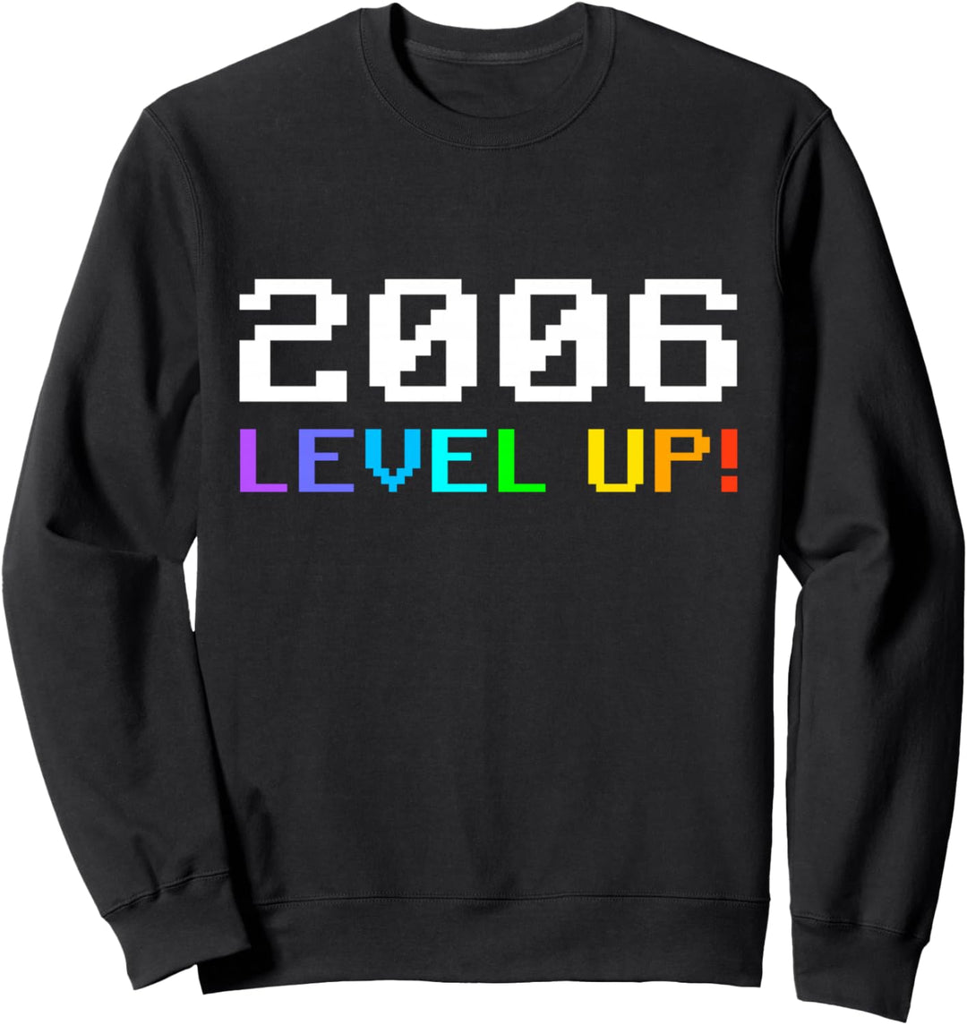 18. Geburtstag Junge Mädchen 18 Jahre 2006 Lustig Geschenk Sweatshirt