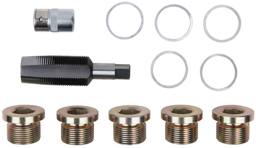 KS Tools 150.4950 Ölablassschrauben-Gewindereparatur-Satz, 12-tlg. M24 x 1,5