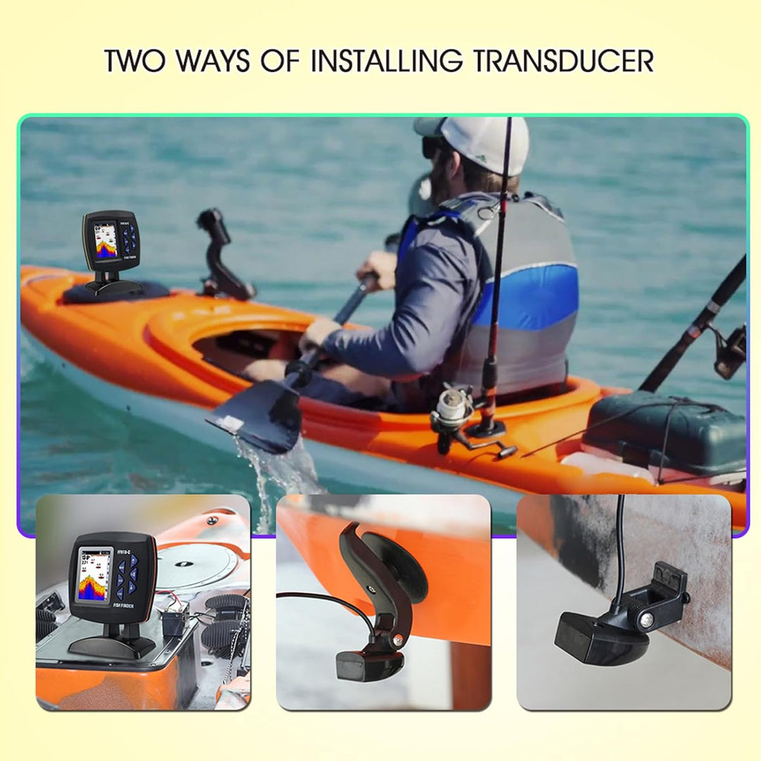 Fischfinder Kabelgebundener Sensor 45 Grad Unterwasser-Angelkamera Tragbarer LCD-Fischsucher Wasserd