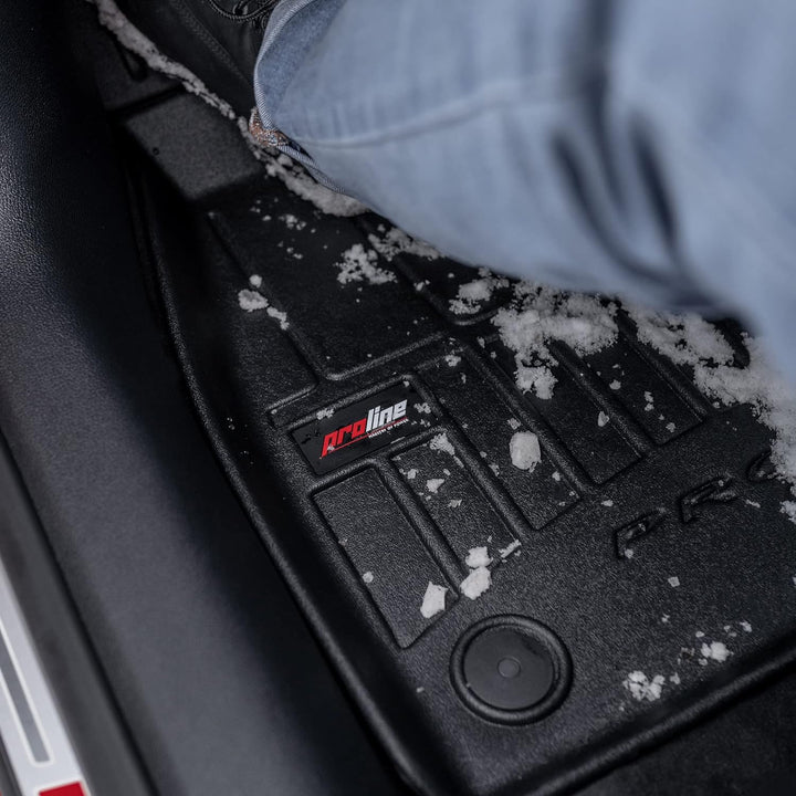 MOTOS Satz Gummifussmatten und Kofferraummatten passend für Skoda Yeti 2009-2018 Verbessern Sie Ihre