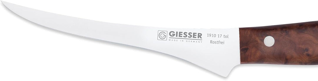 GIESSER seit 1776 - Made in Germany - Filetiermesser 17 cmTree of Life, PremiumCut Filet No 1, Filie