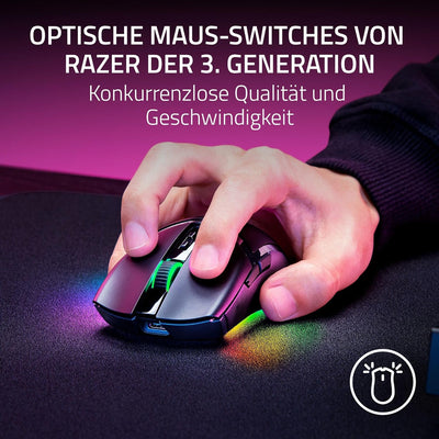 Razer Cobra Pro - Individuell kabellose Gaming-Maus mit RGB (10 Anpassbare Tasten, Chroma-Beleuchtun