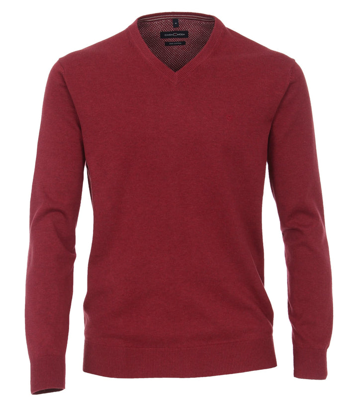 CASAMODA Herren Pullover M Orangerot, M Orangerot