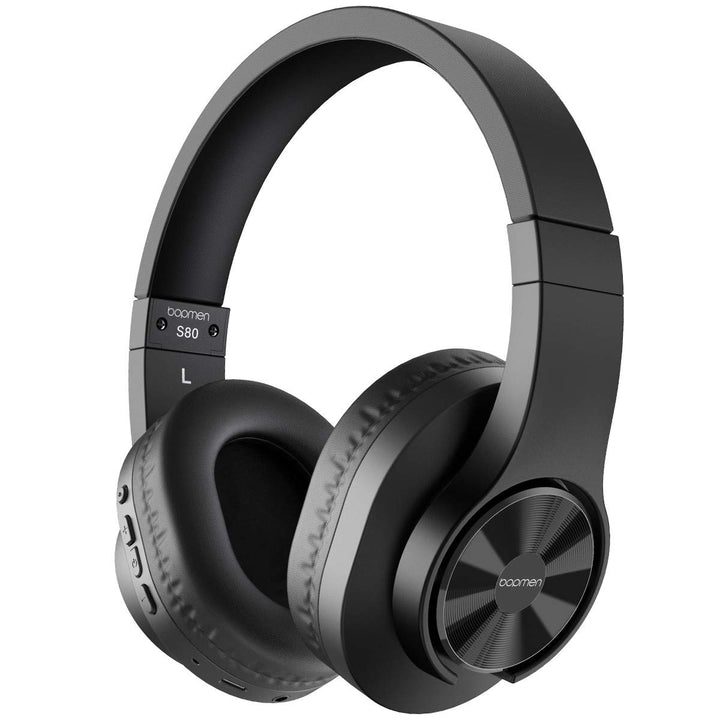 Bopmen Bluetooth-Over-Ear-Kopfhörer – Kabelgebundene Kopfhörer mit tiefen Bässen, bequemen Hörmusche