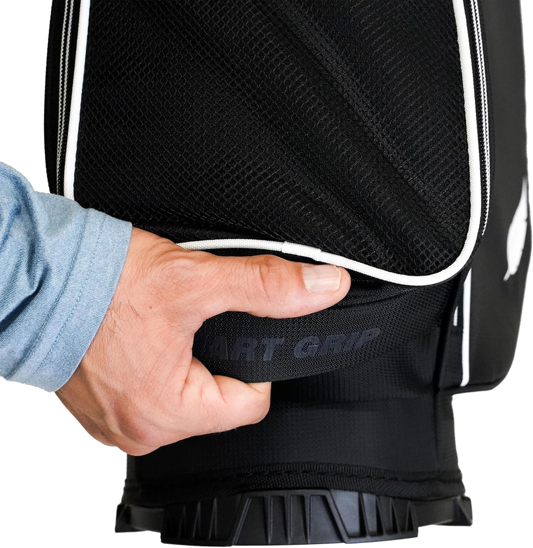 Izzo Ultra Lite Standtasche Schwarz, Schwarz