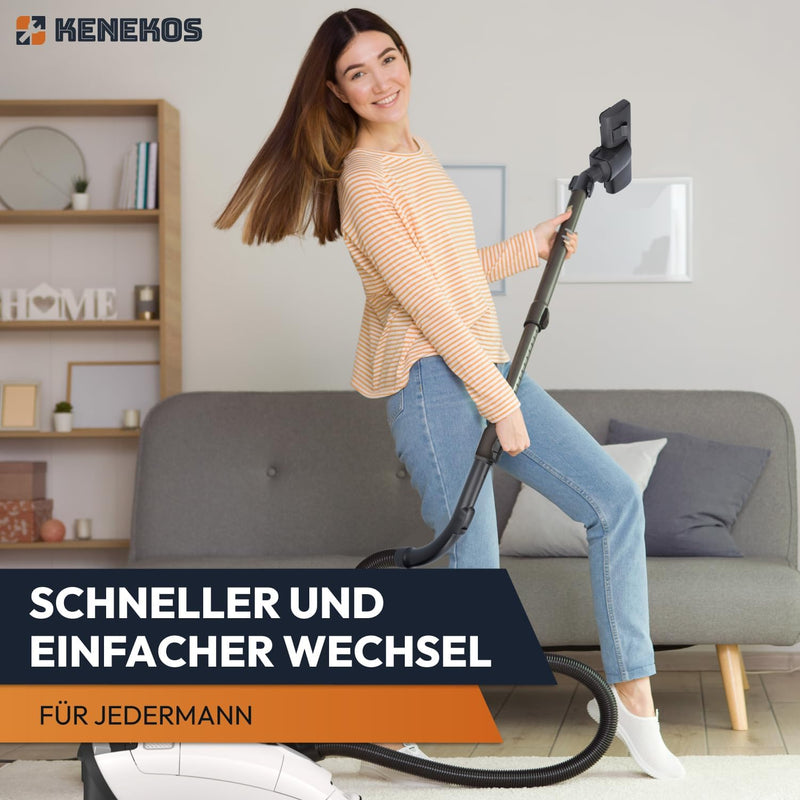 Kenekos - Kombidüse geeignet für alle Miele Staubsauger | Complete, Compact, Classic, Swing, C1, C2,