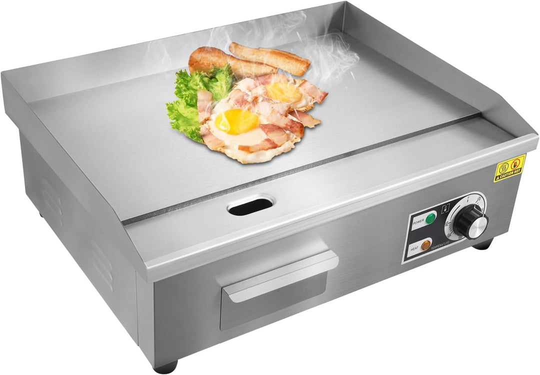 Donened - Kommerziell Elektrogrill, Grillplatte Elektrisch Gastro, Profi Elektrische Grillplatte, Br