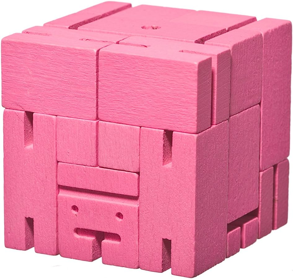 Cubebot by David Weeks small pink