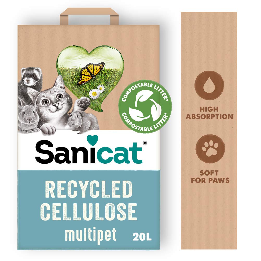 Sanicat Clean & Green Cellulose 20 L, Katzen Sachen