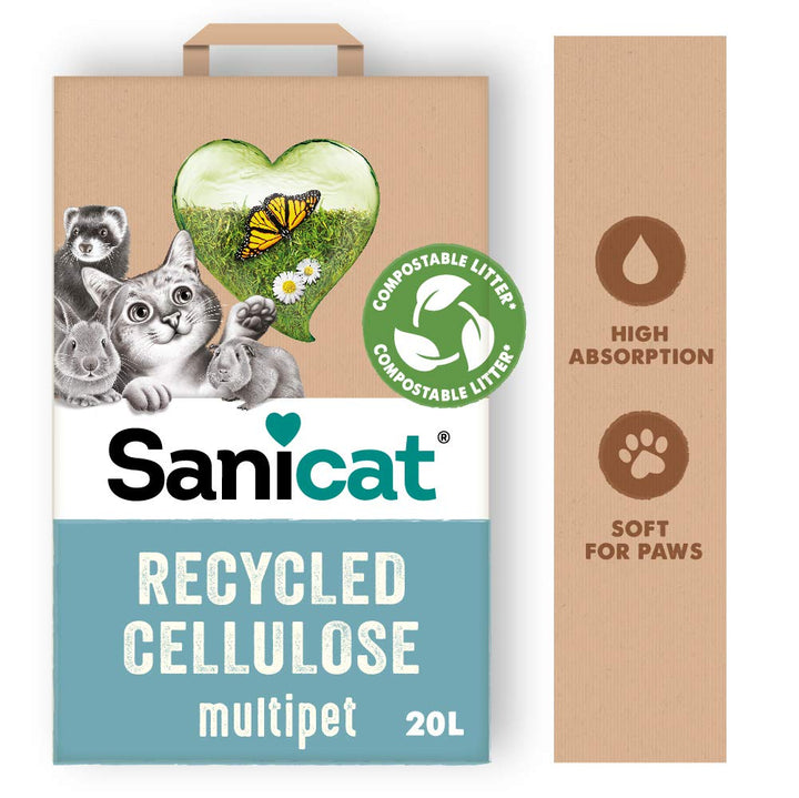 Sanicat Clean & Green Cellulose 20 L, Katzen Sachen