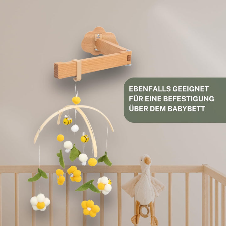 ASTREIN® | Mobile Baby | Baby Mobile Halterung Wand | Baby Mobiles Holz | Mobile Halterung Wickeltis