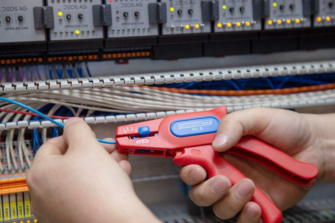 WEICON TOOLS Automatische Abisolierzange No.6 für 0,2-6mm² Kabel bis 1000 Volt, 12er Set, 12er Set