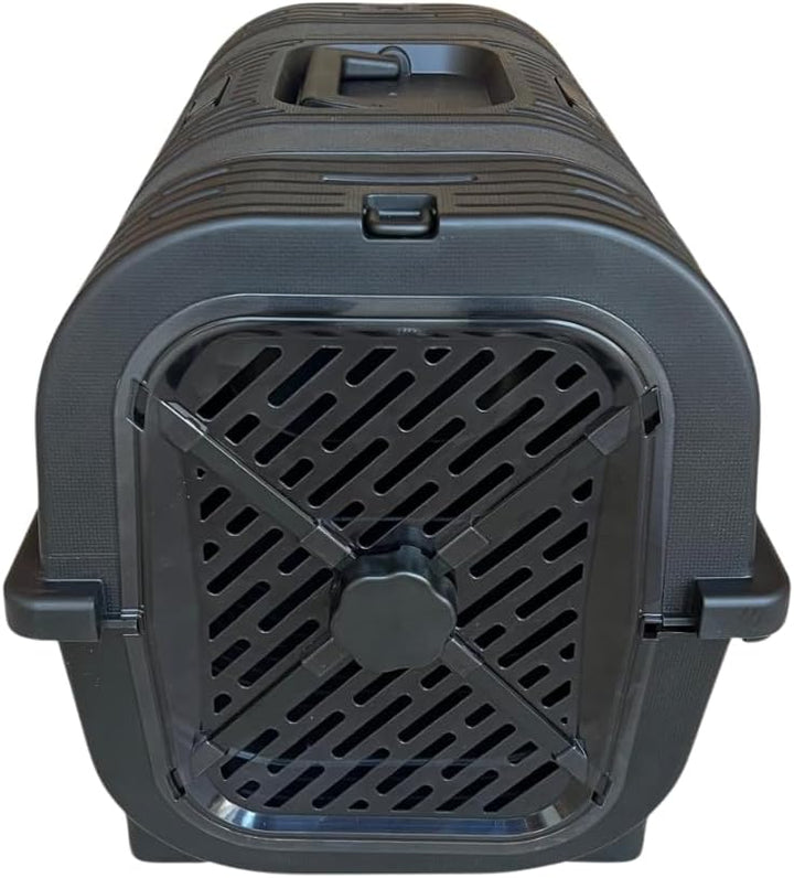 Mamapetz Lull Carrier Premium Haustier Transportbox Hund & Katze Sicher & Stilvoll (Schwarz), Schwar