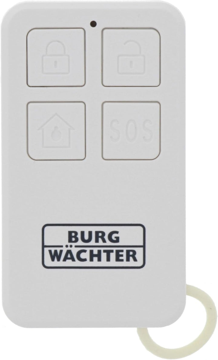 Burg Wächter Fernbedienung für Alarmanlage, batteriebetrieben, Fernsteuerung, mit BURGprotect Smart