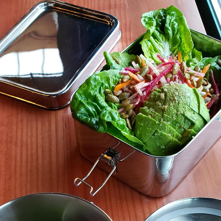 Ecolunchbox Bento-Box, Edelstahl, auslaufsicher