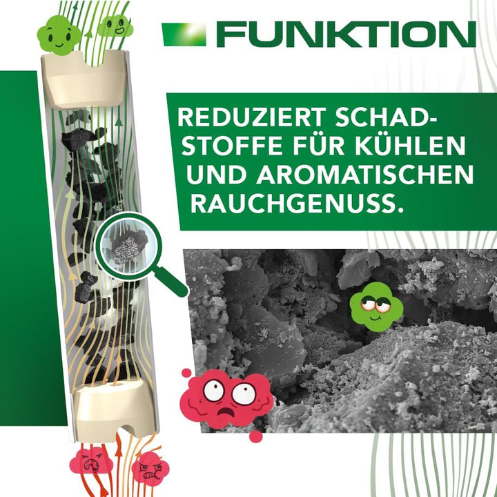PURIZE® Glas I 100 XTRA Slim Size Aktivkohlefilter Flieder