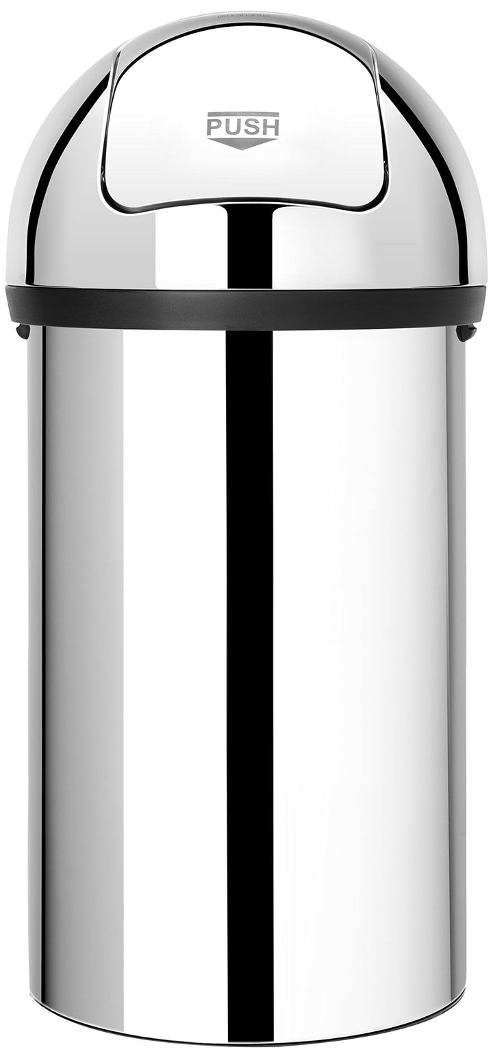 Push Bin 60 L/Brilliant Steel chrom, chrom