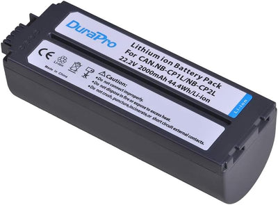 DuraPro 2000mAh NB-CP2L NB CP2L Battery Akku für Canon NB-CP1L CP2L Canon Fotodrucker SELPHY CP800,