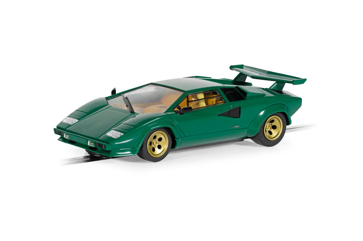 Scalextric C4500 1:32 Lamborghini Countach Met. Green HD - Slotcar, Rennbahn, Auto für Rennbahn, Ren