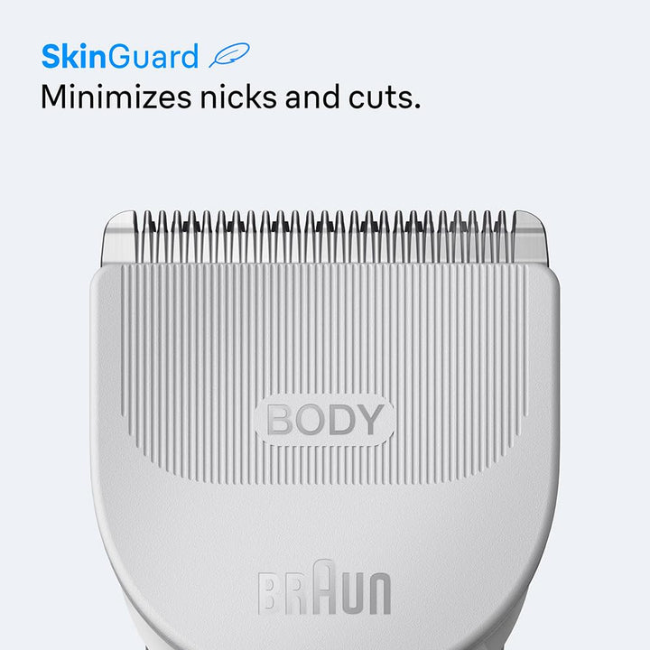 Braun Series 3 Körpertrimmer, +3 Pflegeutensilien, mit SkinGuard Technologie, 80 Minuten Aktionszeit