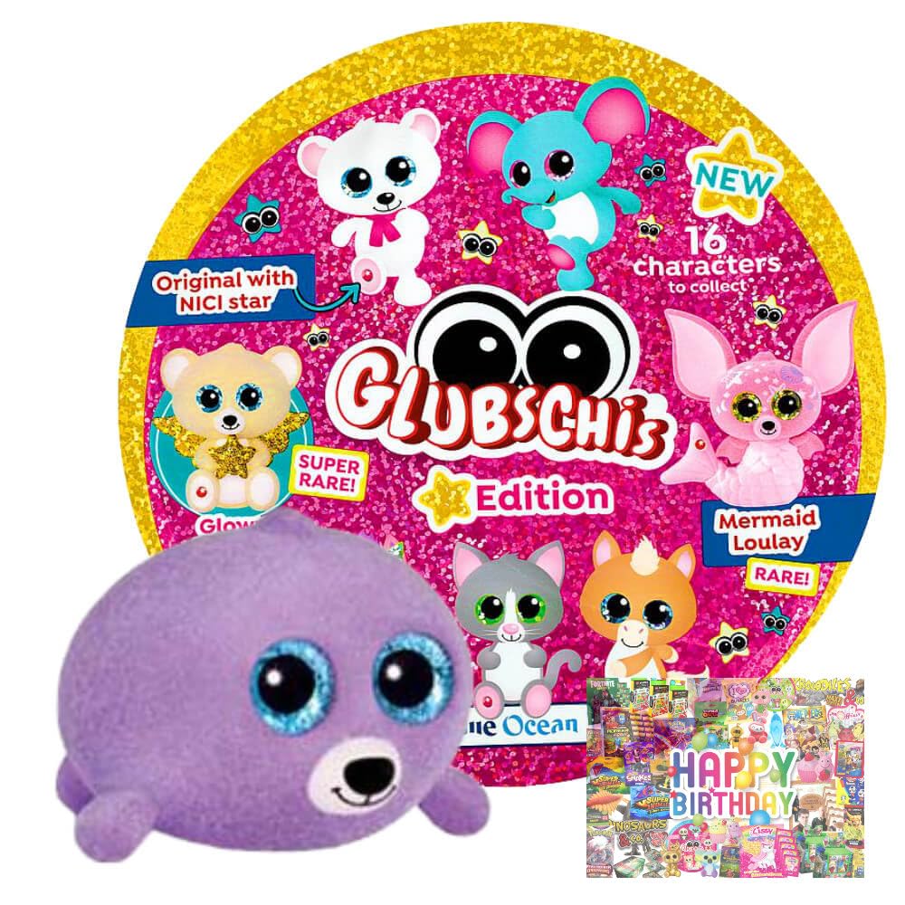 Bundle mit Blue Ocean Glubschis Sammelfigur Stern Serie 5 - Glubschi Glitzer - Figur Bubbla - Exklus