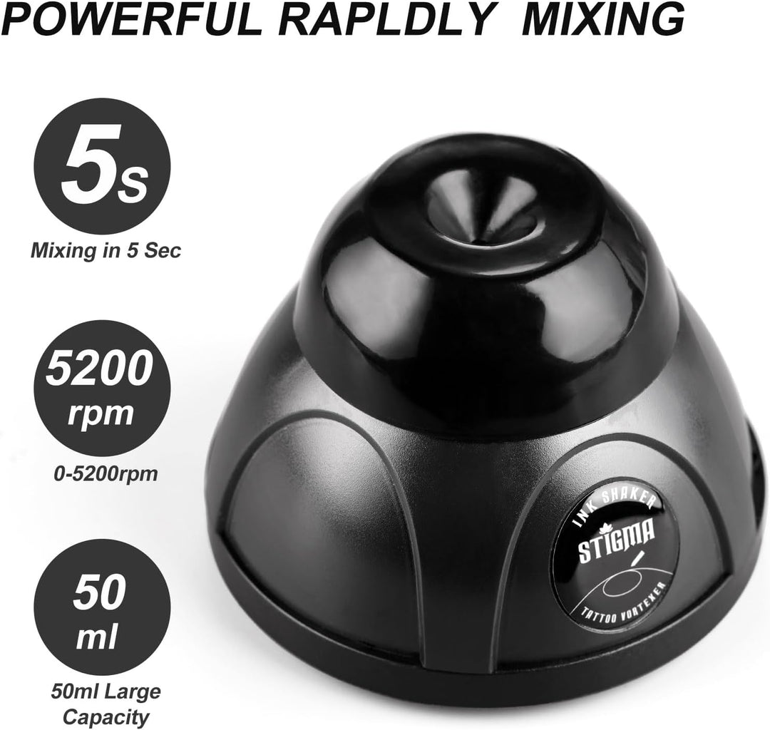 STIGMA Wireless Mini Vortex Mixer 5200rpm Labor Vortex Mixer Shaker mit USB Tintenmischer für Tinte