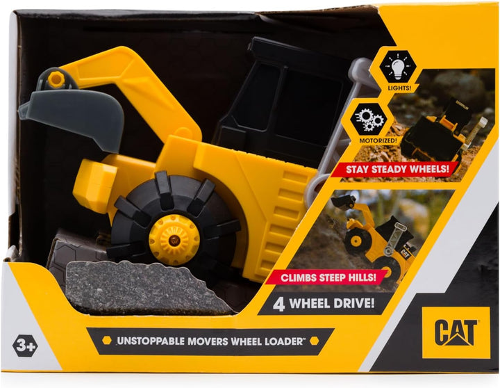 Cat Toys Official Unstoppable Movers Radlader Spielzeug | Baustellen Fahrzeuge Kinder mit Grossen Rä