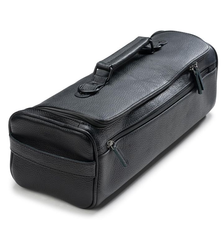 Angus Stoke Premium Messerkoffer aus Leder, XXL Messertasche mit vielen Extras und Stauraum, Koch-Ro