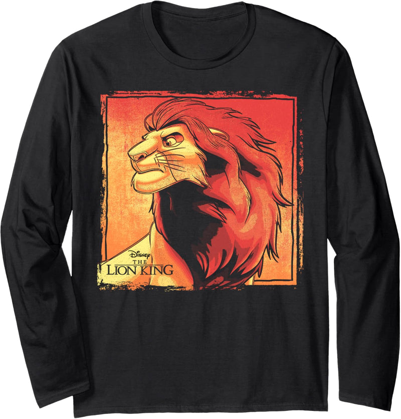 Disney The Lion King Simba Dramatic Portrait Langarmshirt