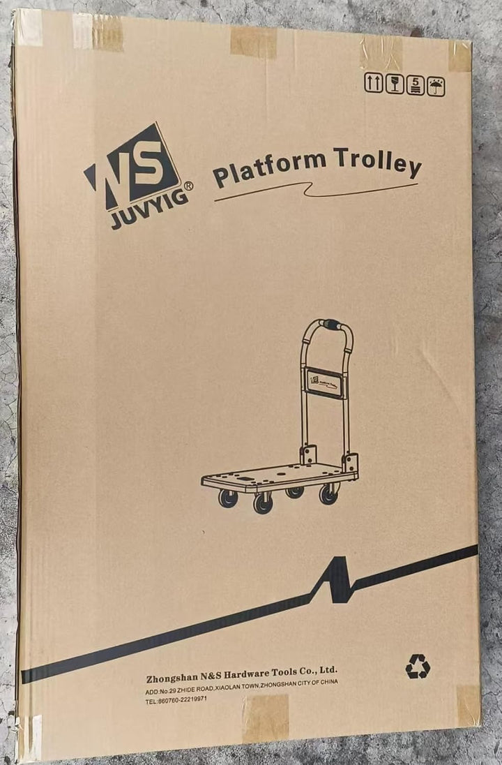 N&amp;S Plattformwagen Heavy Duty 200 kg One Hand Rides LKW Cart mit Mute Wheels Plattformwagen Klein, K