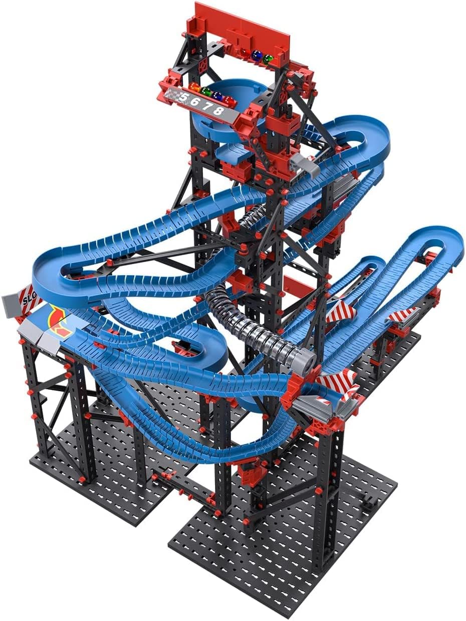 fischertechnik 564070 Kugelbahn Marble Competition – Bausatz für Kinder ab 8 Jahren, Lernspielzeug f
