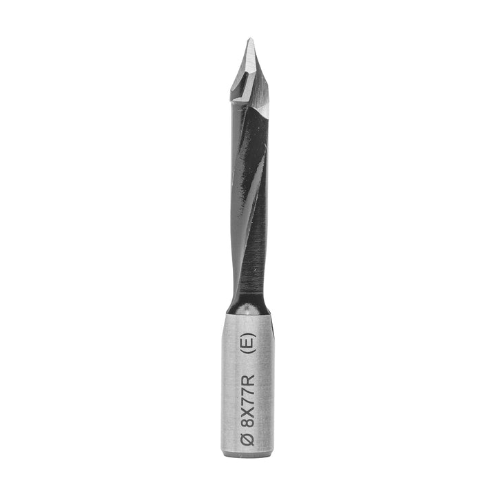 ENT 23245 Durchgangsbohrer HW, Schaft (S) 10 mm, Durchmesser (D) 8 mm, NL 45 mm, SL 24 mm, L 77 mm,