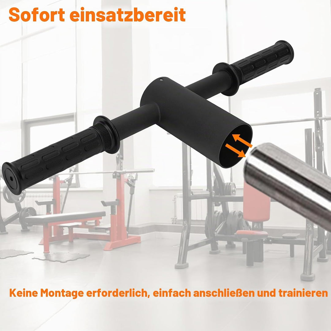 T-Stange Reihenbefestigungsgriff, Multi-Grip-Ruder-Landmine-Griff für olympische Langhantelstange, T