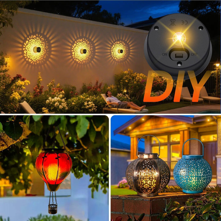 Solarlampen Ersatz Top, 8cm Ersatz Solarmodul Für Gartenleuchte,Solarleuchten Ersatzteile,Garten Sol