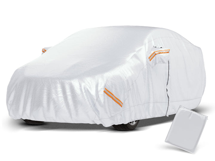 Trader Josch Autoabdeckung (530 x 200 x 150 cm) - Universal Auto Abdeckplane Winddicht, wasserdicht