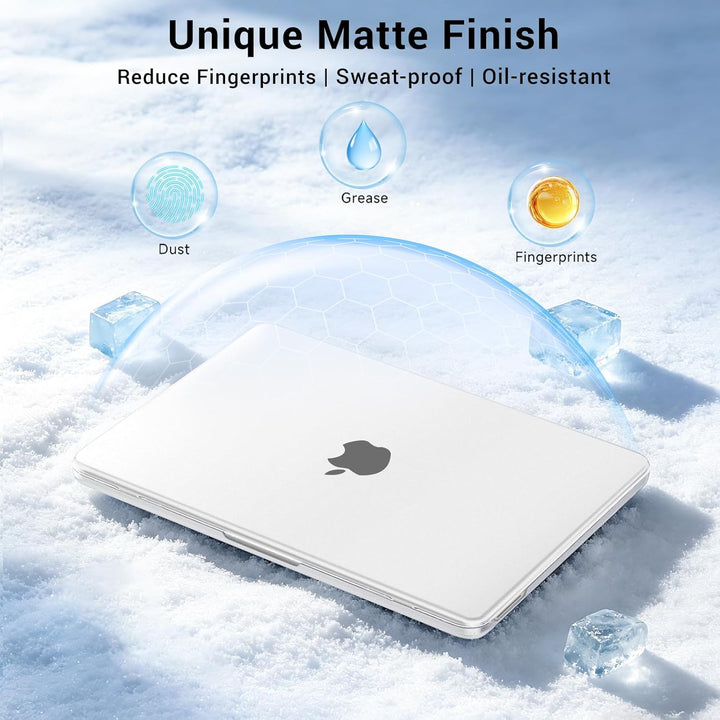 MOSISO Kompatibel mit MacBook Neo 13 Zoll Hülle 2026 Modell A3404 mit A18 Pro Chip, Seidige Haut Kra