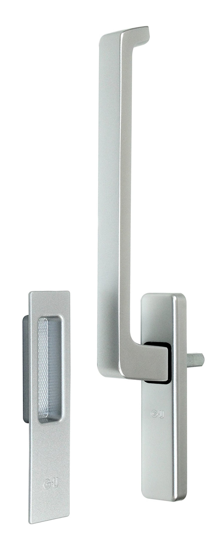 SN-TEC GU Schiebetür Drehgriff DIRIGENT 934/937 (9-29519 01B) mit Unterbau 6432, Links und Rechts ve