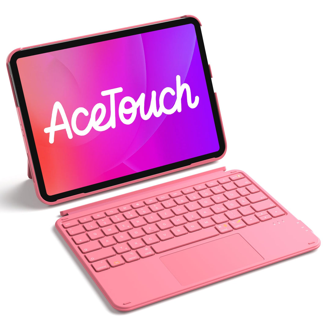 Inateck Hülle mit Tastatur,Ultraleichte Tastatur für iPad 10/11 Generation A16 2025 11 Zoll,iPad Air